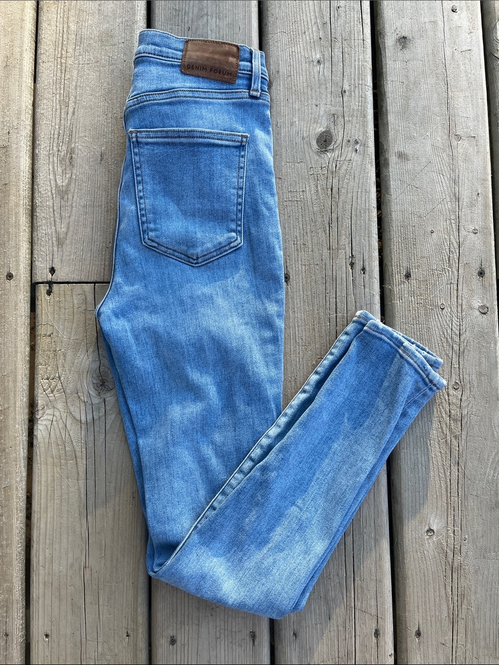 Denim Forum The Lola High Rise Skinny Jeans 30L Size 27 Aritzia